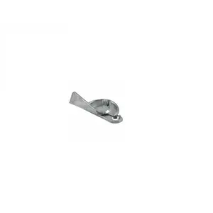 212 MAIN Single Hung Window Sash Lock for Motorcycle Security - Aluminum, Diecast Zinc, Centered Holes, Natural Finish, Pack of 2