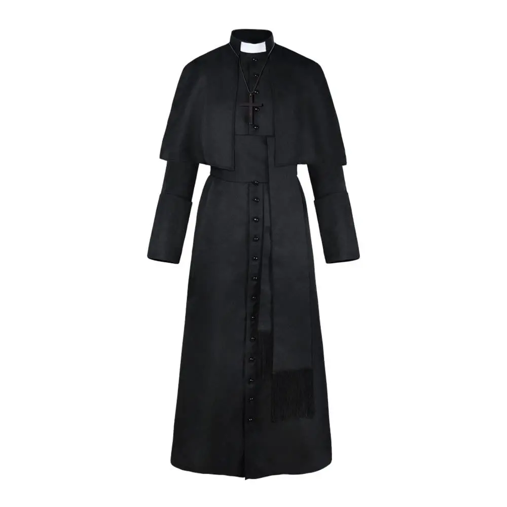 Medieval Monk Robe Costume - Renaissance Priest Tunic