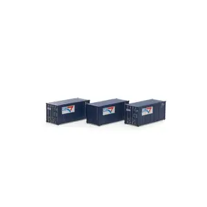 Athearn 27787 HO, 20' Corrugated Container, 3 Pack, CGM, CGTU