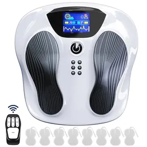 Foot Nerve Muscle Stimulator Pro, TENS & EMS Foot Massager for Neuropathy, Circulation and Body Pain Relief, Electric Feet Legs Blood Circulation Machine