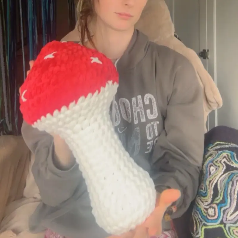Mushroom pillow - plushie Mushroom pillow - plushie