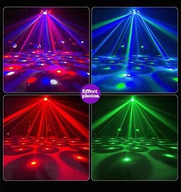 RGBW 6-arm beam effects