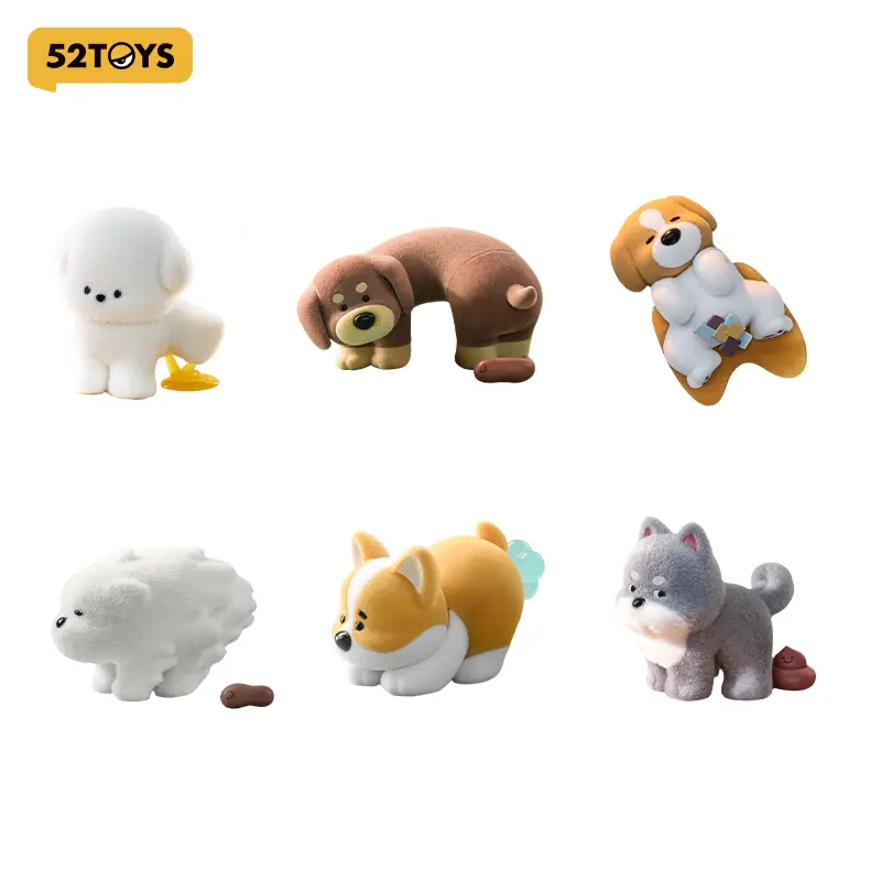 52TOYS PooPoo Pups Collection Kawaii Creative Gift Room Decor Desktop Decoration Gift for  Birthday Party
