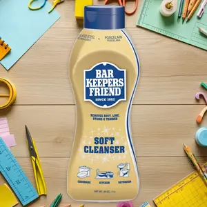 Bar Keepers Friend Liquid Cleanser 26oz - Liquid Cleanser, 26oz, for Stainless Steel Granite, Easy to Use, Multi-Purpose