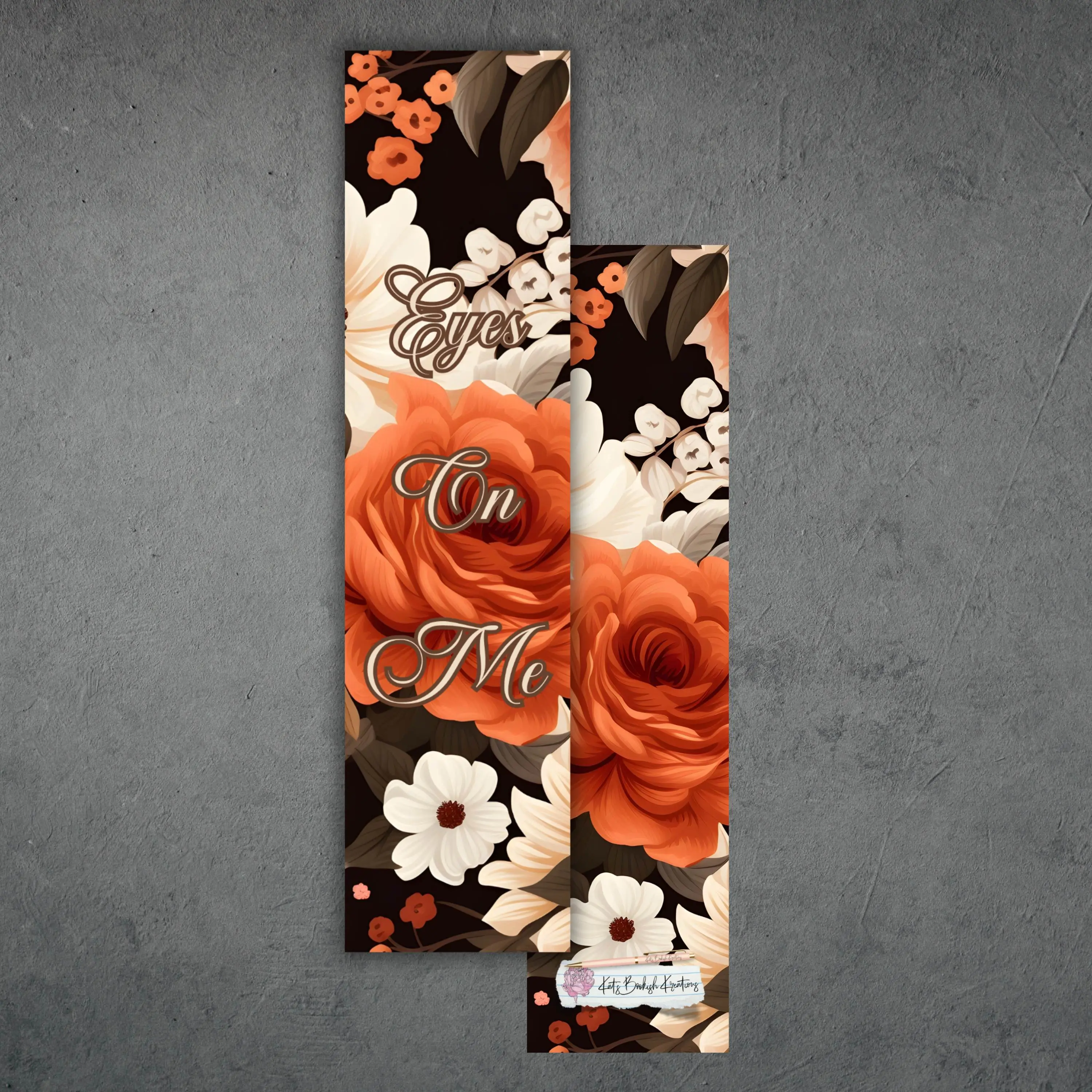 Eyes On Me - Kat's Bookish Kreations Bookmark for Romance Readers