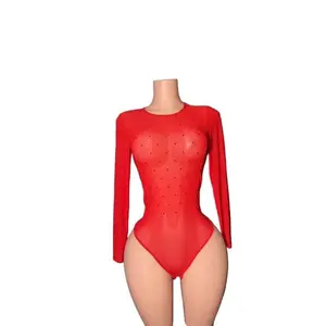 Rhinestone bodysuit