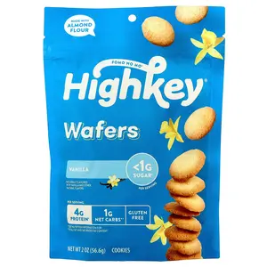 HighKey Wafers, Vanilla, 2 oz (56.6 g)