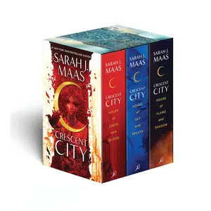 Sarah J. Maas Crescent City Deluxe Hardcover Box Set Limited Edition 3-Book Series