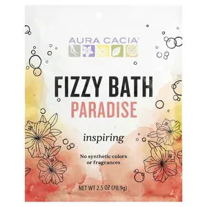 Aura Cacia Fizzy Bath, Paradise, 2.5 oz (70.9 g)