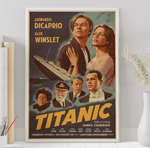 Titanic Movie Vintage Poster