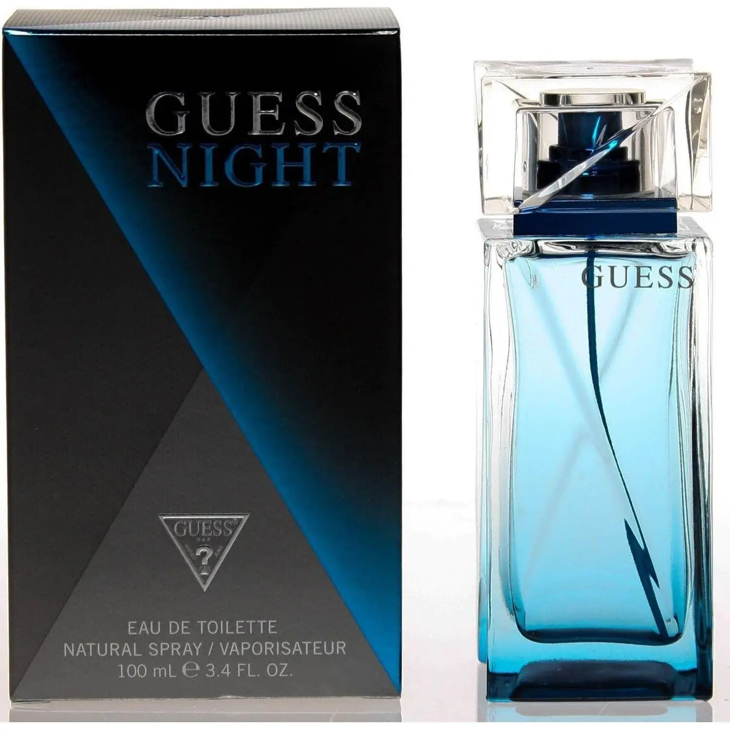 GUESS NIGHT men 3.4 oz 3.3 edt cologne spray NEW IN BOX GUESS NIGHT men 3.4 oz 3.3 edt cologne spray NEW IN BOX