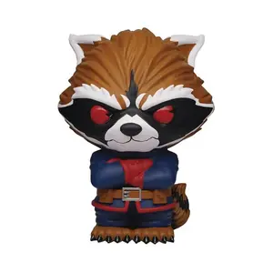 PVC Monogram Marvel Rocket Figural Piggy Bank, Home Decor & Home Supplies Accessory