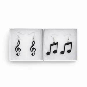Music Note Earrings - Treble Clef or Eighth Note