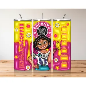 Vibrant Butterfly Magic Tumbler - Customizable Drink Holder