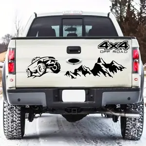 3 pieces /SHEET pickup truck trunk decorative strips, vinyl mountaineering stickers, suitable for pickup truck concealer and beautification stickers