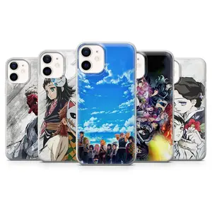 Cool Anime Phone Case – Manga Style Hashira & Tanjiro Inspired Cover (iPhone, Samsung)