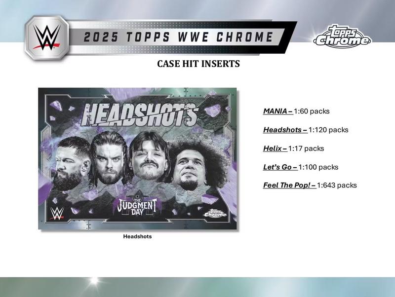 2025 Topps Chrome WWE Breakers Delight Trading Cards