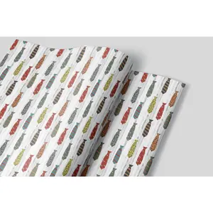 Father's Day Wrapping Paper, Cute Print, Perfect for Special Gift Wrapping