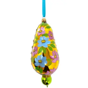 Florentine Flourish Glass Ornament