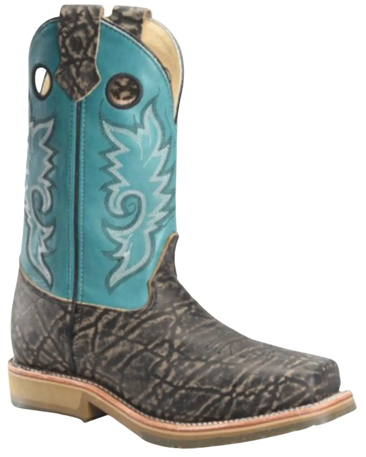 Double H Men's Men'S Shark Print Western Work Boot Composite Toe - Dh3569