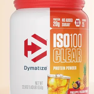 ISO100 20g Clear Protein Powder - Pineapple Passion Punch Flavor, 22.9 oz.