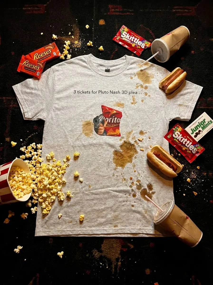 "3 tickets for Pluto Nash 3D" T-Shirt