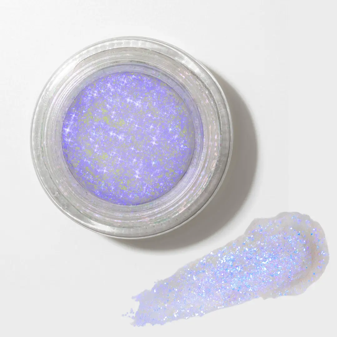 SPACEPASTE Pro-Grade Glitter Gel for Eyes Face + Body by Lemonhead LA - No Fallout, Easy to Apply, Long-wear, Mess-Free Makeup Artist Approved Viral Glitter Makeup (Pro & Mini Sizes)