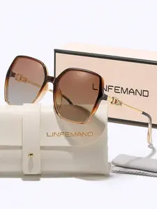 Unisex Rhinestone Sunglasses, Large Square Frame Fashion Eyewear, Perfect for Parties & Daily Wear, Ideal Gift for Men Women