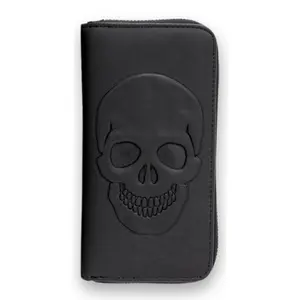 Embossed Skull Wallet