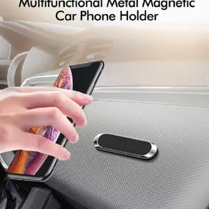 TIKA Upgraded Zinc Alloy Magnetic Car Phone Mount, 360° Adjustable Dashboard Holder with Strong N52 Magnets