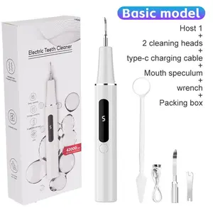 Upgraded Sonic Tartar Remover for Teeth  9 Million Vibration Electric Dental Calculus Cleaner with 5 Modes  IPX6 Waterproof Rechargeable Teeth Cleaning Kit for Plaque Stains and Oral Care