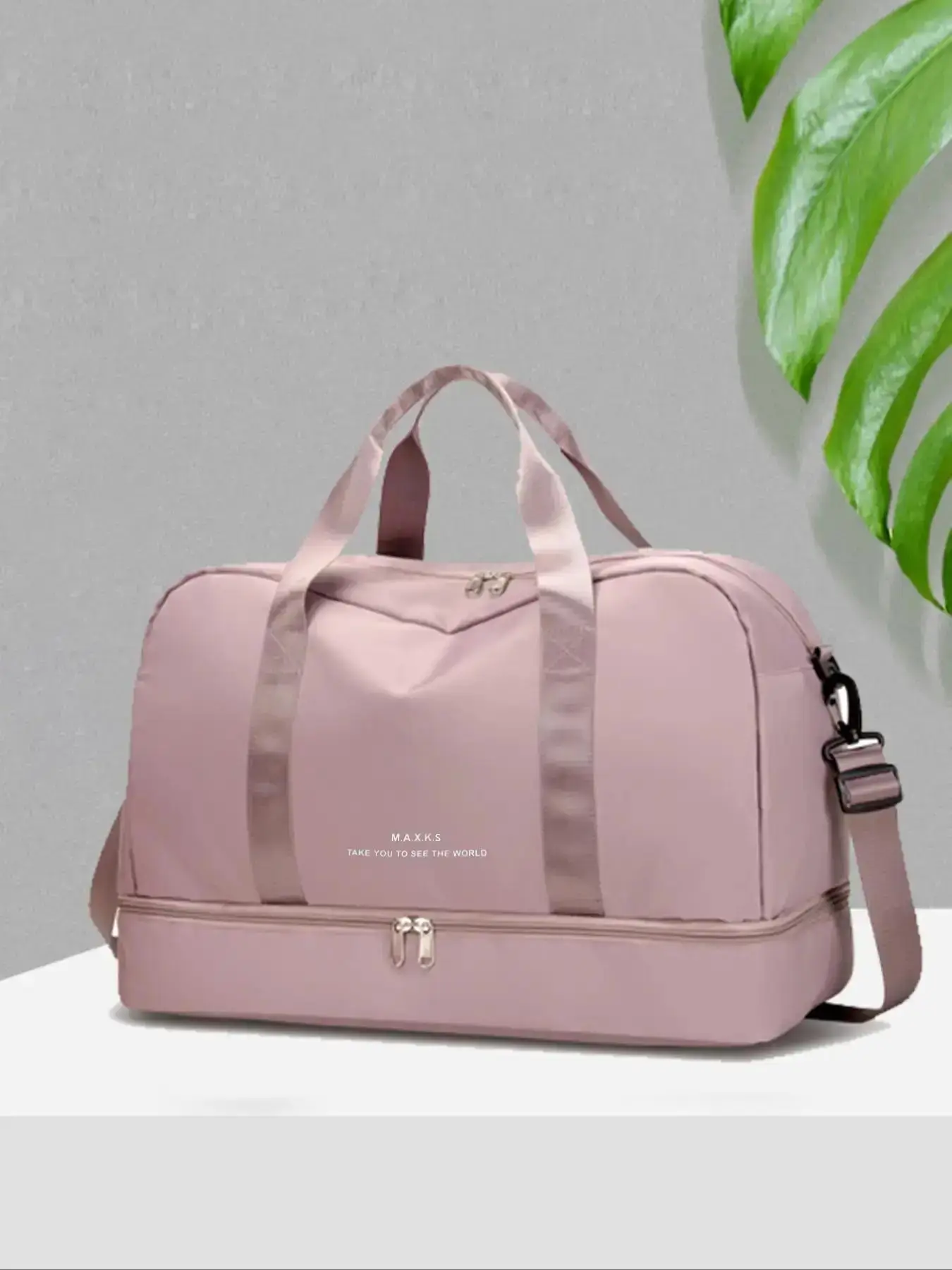 Summer 2024 New Multi-pockets Dry and Wet Separation Swimming Training Sports Gym Bag, Hand-held Zipper Shoulder Travel Bag for Men and Women