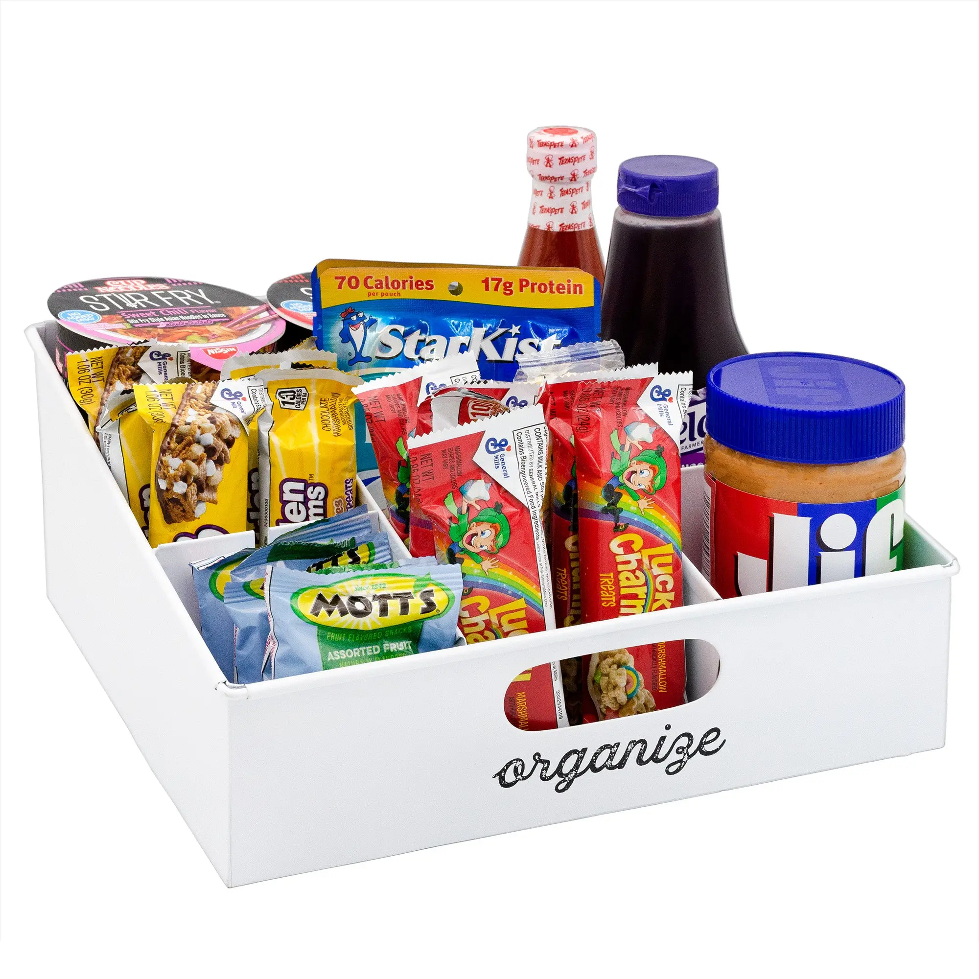Enamelware Snack Caddy (White)