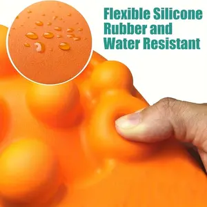 Elliptical Muscle Trigger Point Massage Roller - 14-Point Deep Tissue Massager for Back, Hips, PSOAS, Lumbar & Shoulder Pain Relief - Ergonomic Design for Relaxation & Recovery