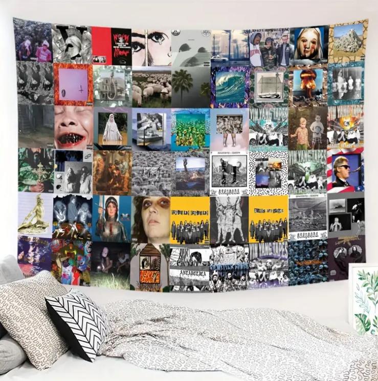 Suic-ide Music Boys Music Album 3x5Ft Flag Cover of $$Boys Rapper Tapestry Double Printing Wall Baller Decor Signs for Bedroom College Livingroom