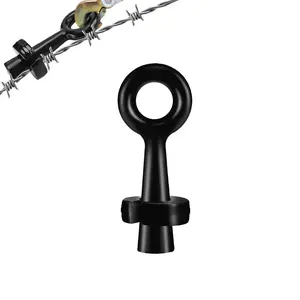 Barbed Wire Pullers S1611000 Fence Stretcher Tool Fence Barb Wire Tighten for Tighten and Repair Inverted Hooks and Fences Without Effort (Black)