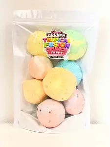 Tropical Fusion Crunch Taffy – Freeze-Dried Candy | Sweet Crunch Labs