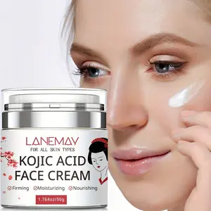 Kojic Acid Revitalizing Face Cream, Brightening, Radiant and Even Skin Tone, Nourishing and Firming, Gentle Formula for All Skin Types, Deep Hydration, 50g, Moisturizing