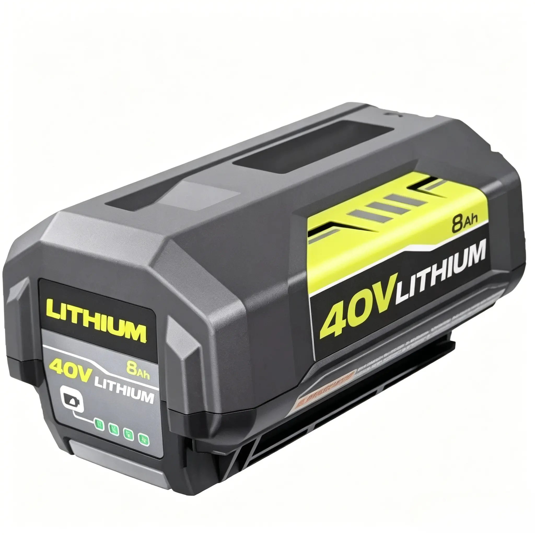 40V 8.0Ah Lithium Ion Rechargeable Replacement Battery for Ryobi Cordless Tools - Compatible with OP4040, OP4050A, OP40201, OP4026, OP40261, OP4030, OP40301, OP4050, OP4060, Includes LED Fuel Gauge, Rechargeable Battery