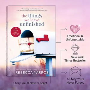 The Things We Leave Unfinished By Rebecca Yarros | Emotional & Stunning English Romance Novel As Seen