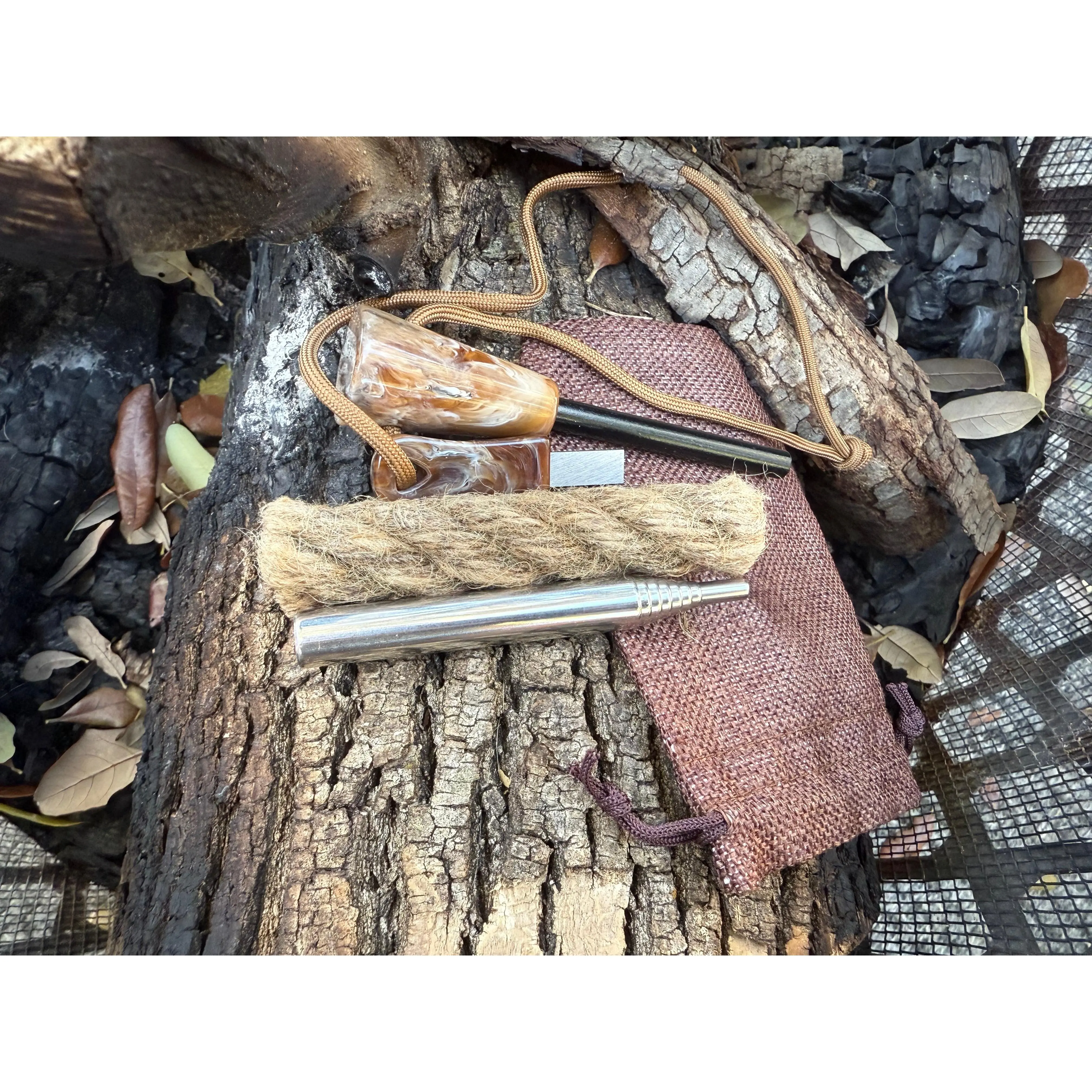 Ferro Rod Fire Starter Kit