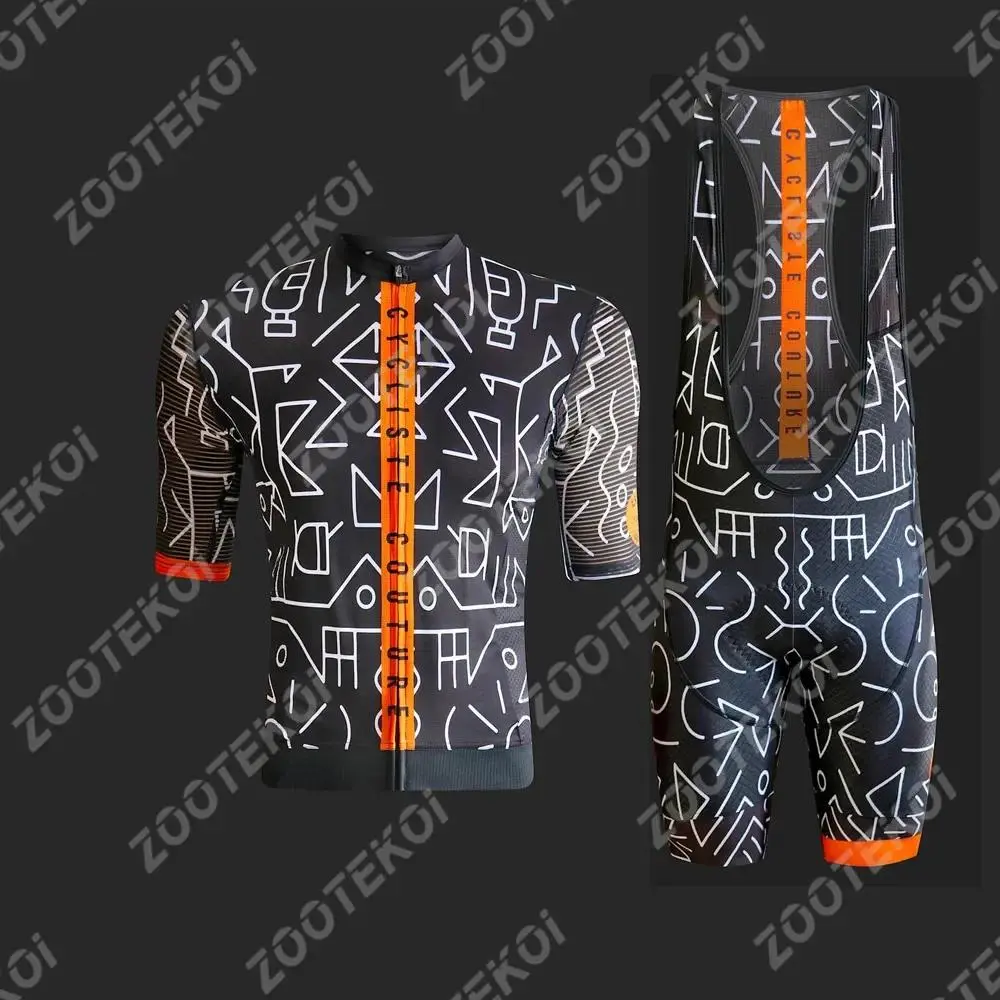 Pro Team Jersey Set Mens Cycling Clothing Short Sleeve Kit Race Riding Uniform Summer Road Bike Ropa Ciclismo Hombre