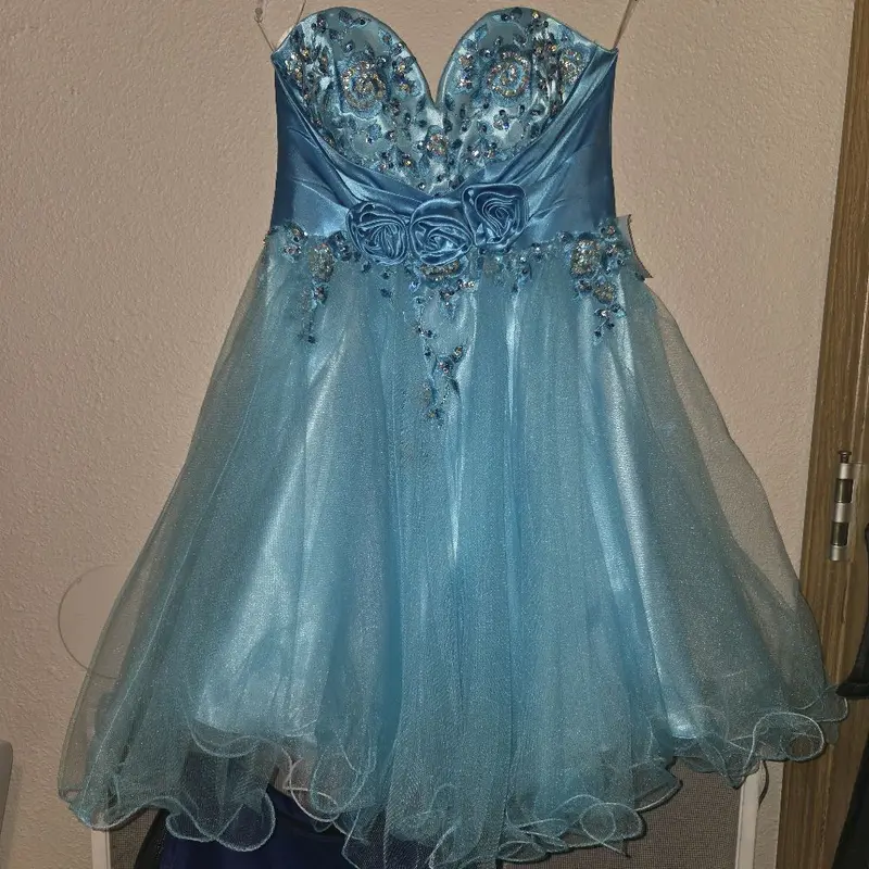 open lace back dress Cinderella Divine CC8915 main image 0