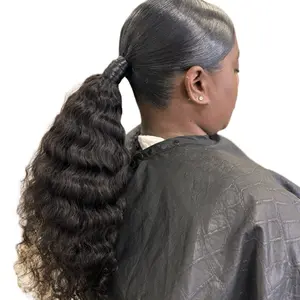 DAVH Reusable Clip on Wrap around Pony - Stylish and Durable Hair Accessory for Everyday Use