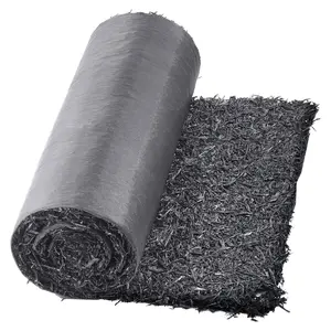 TikTokShopBlackFridayVEVOR Rubber Mulch for Landscaping, Recycled Rubber Mulch Mat 96 x 22 in, Permanent Rubber Pathway, Natural-Looking Black Mulch Garden Edging Border for Plants, Vegetables & Flower Garden Barrier