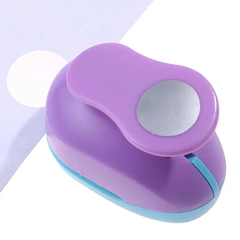9/16/25/38/50mm Random Color Circle Punch DIY Embossing Punches Scrapbooking Machine Cutting Supplies Paper Cutting Hole Punch Rounder Cutter Circle Cutters