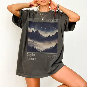 Comfort Colors Night Court Shirt SJM Licensed ACOTAR Shirt Velaris Shirt Velaris T Shirt Acotar Merchandise Bookish Merch Acotar Gifts All size