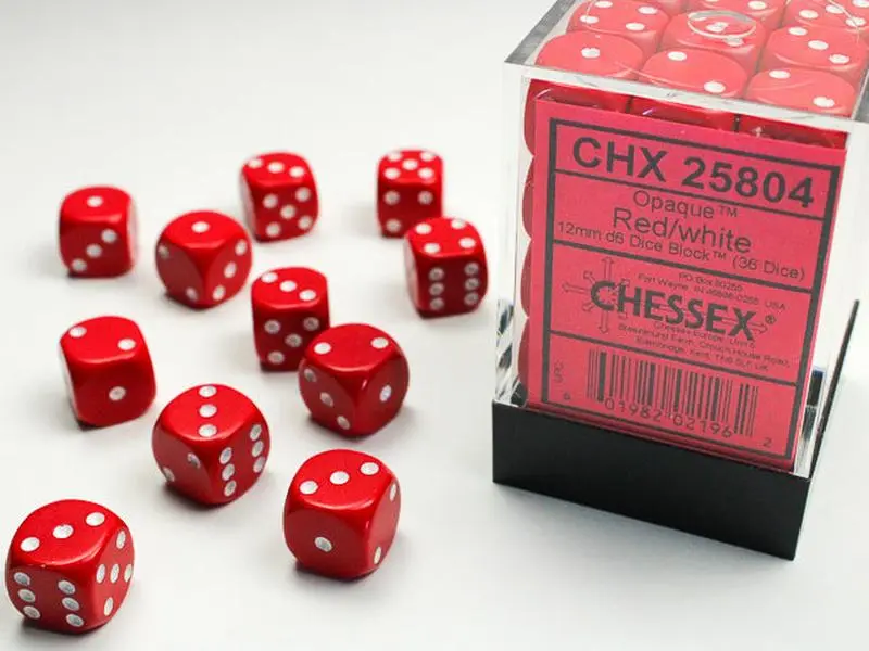 Chessex Solid Color 12mm Mini D6 Dice Chessex Solid Color 12mm Mini D6 Dice
