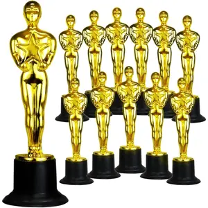 24-Pack 6" Gold Award Trophy, Award Statues, Oscar Statues Trophies for Award Ceremony, Appreciation Gift (Pack of 24)