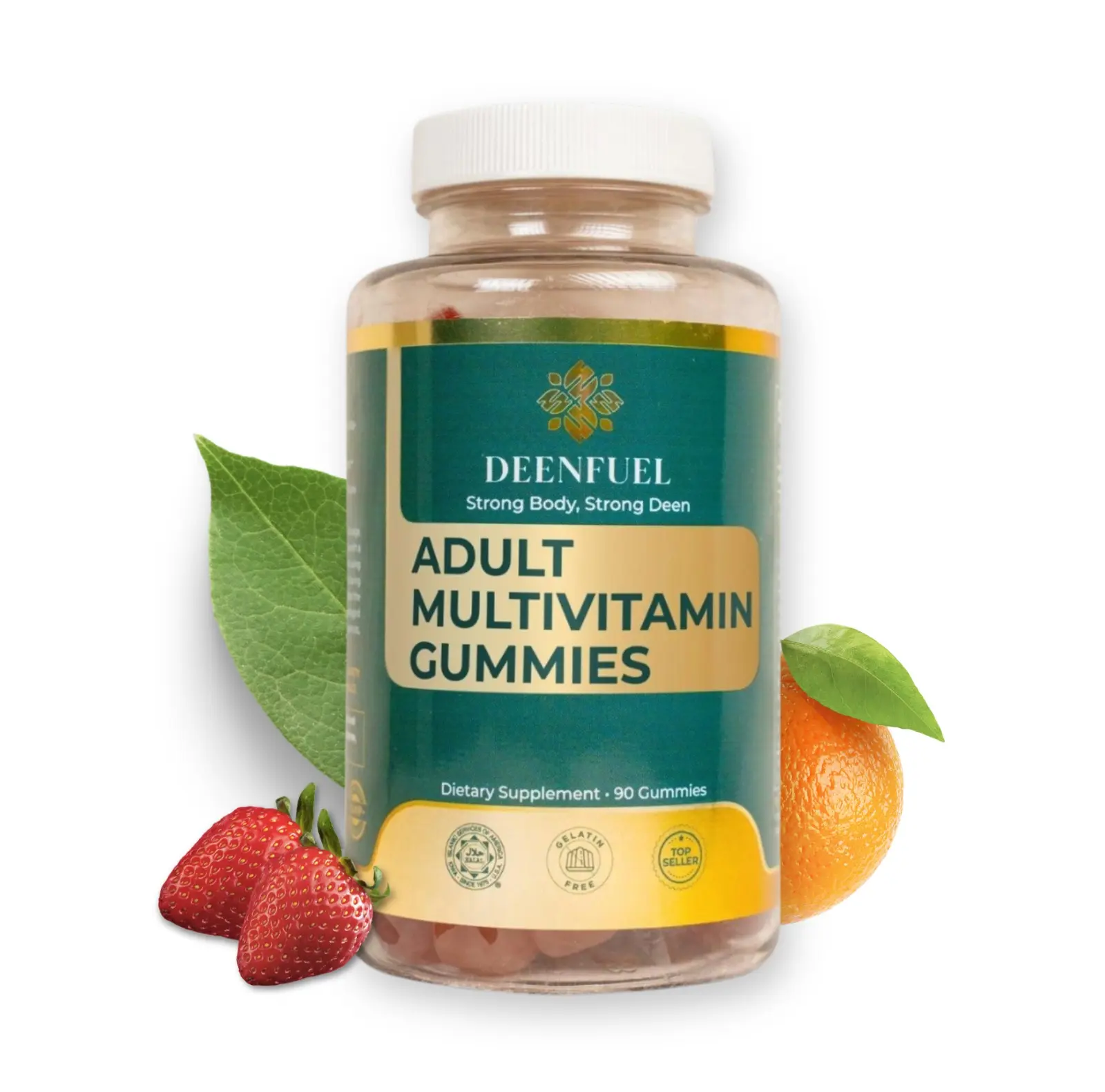 Adults Daily Multivitamin Gummies | Halal Friendly Chewable Supplement - Essential Vitamins & Minerals for Daily Routine | no artificial flavor | natural supplements | supplement